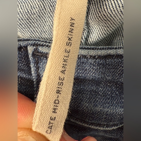 Rag & Bone Jeans Womens 25 Cate Mid-Rise Ankle Skinny Med. Wash Color: April - Picture 11 of 12